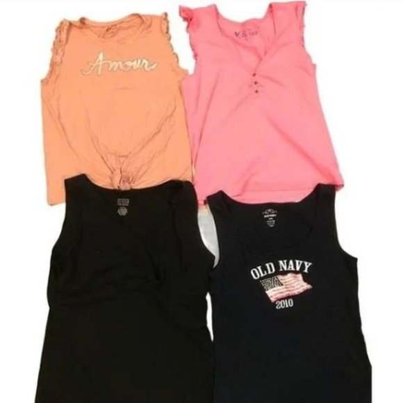 Old Navy 4pcs Assorted Women's Tank Top Blouse, Size Xl. Pre-loved - Picture 2 of 16